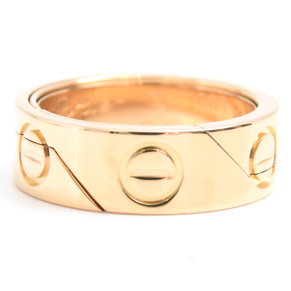 カルティエ 指輪 ユニセックス アストロ ラブ リング 55号 イエローゴールド Cartier 750YG 中古