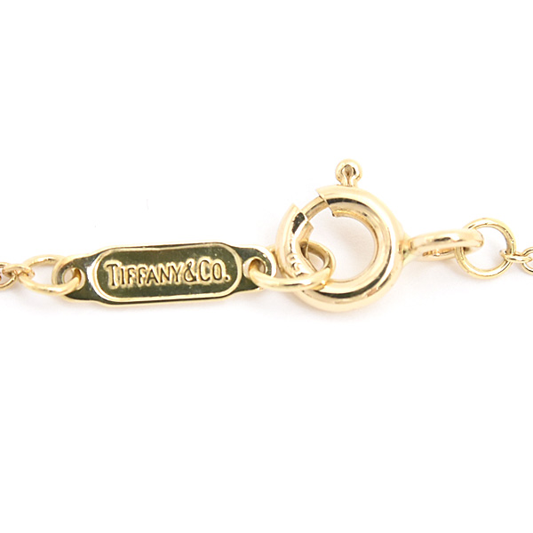 ティファニー ネックレス レディース 4Pダイヤ スターモチーフ 星 ペンダント イエローゴールド TIFFANY 750YG 中古