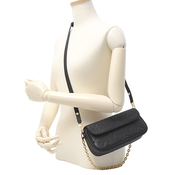 ルイヴィトン バッグ レディース モノグラムアンプラント ウォレット オン チェーン アイビー ノワール Louis Vuitton M82154 未使用展示品