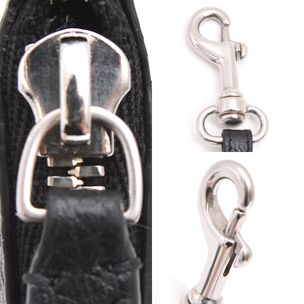 バレンシアガ バッグ メンズ レディース ショルダーバッグ コインケース カードケース パスケース カーフ ブラック 616015 BALENCIAGA 中古