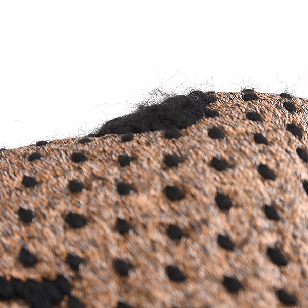 ルイヴィトン マフラー レディース ジャイアントモノグラム エシャルプ ジャングル ブラック レオパード ウール Louis Vuitton M75885 中古