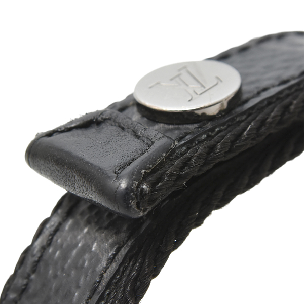 ルイヴィトン ブレスレット メンズ ブラスレ LVサークル バングル モノグラムエクリプス Louis Vuitton M6549 中古