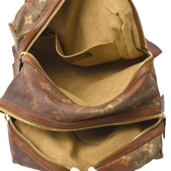 ルイヴィトン バッグ レディース モノグラムジョーク マンクレイジー ハンドバッグ ブラウン系 レッド系 Louis Vuitton M95737 中古