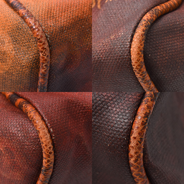 ルイヴィトン バッグ レディース モノグラムジョーク マンクレイジー ハンドバッグ ブラウン系 レッド系 Louis Vuitton M95737 中古