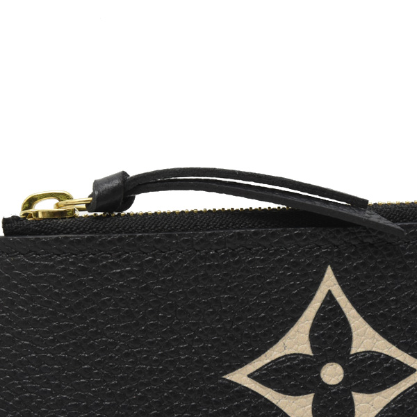 ルイヴィトン 財布 レディース ポルトフォイユヴィクトリーヌ モノグラムアンプラント バイカラー Louis Vuitton M80968 中古