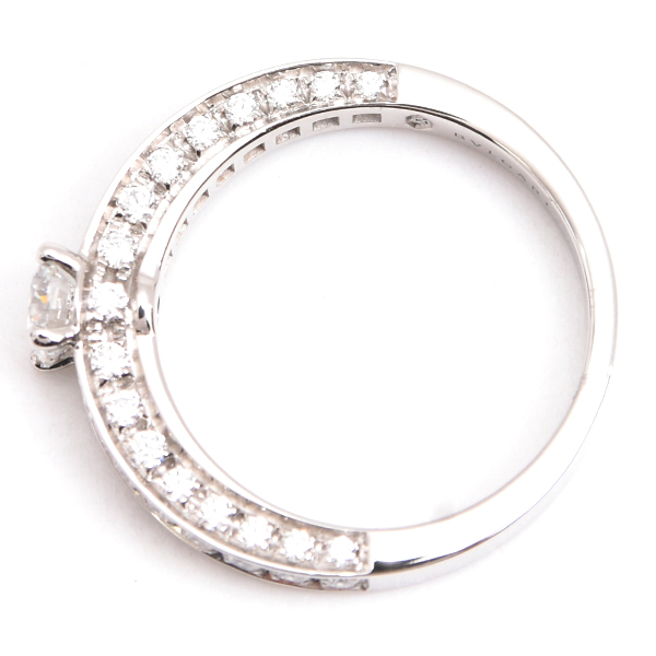 ブルガリ 指輪 レディース デディカータ・ア・ヴェネチア ダイヤ リング D0.33ct 9.5号 プラチナ BVLGARI 中古