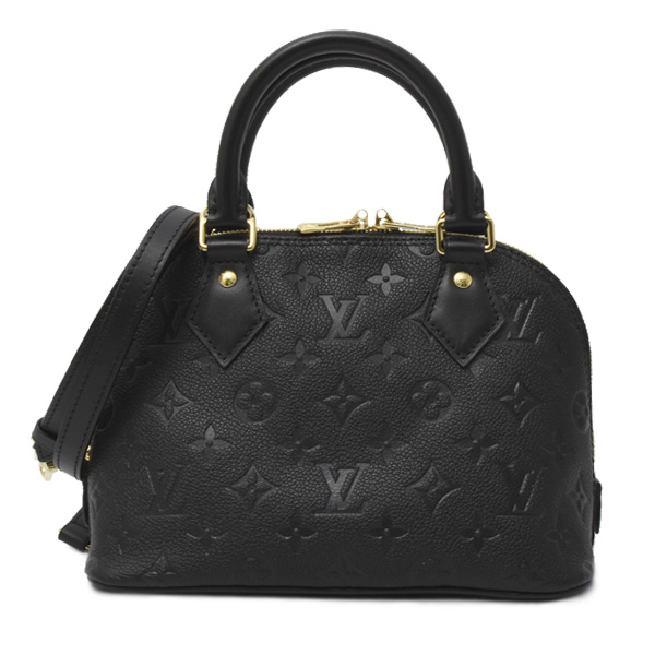ルイヴィトン バッグ レディース アルマBB ショルダーバッグ ハンドバッグ モノグラム アンプラント ノワール Louis Vuitton M26409 未使用展示品