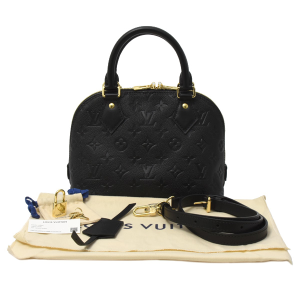 ルイヴィトン バッグ レディース アルマBB ショルダーバッグ ハンドバッグ モノグラム アンプラント ノワール Louis Vuitton M26409 未使用展示品