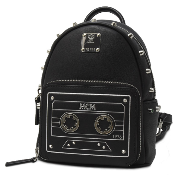 エムシーエム バッグ レディース トップハンドルバッグ バックパック リュック ブラック MCM 中古
