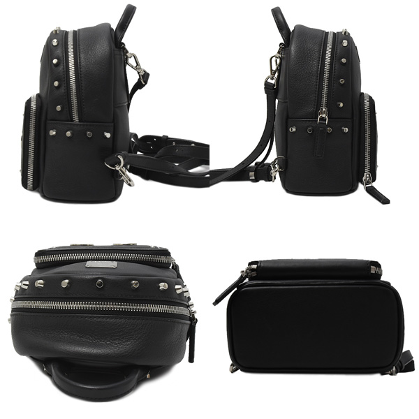 エムシーエム バッグ レディース トップハンドルバッグ バックパック リュック ブラック MCM 中古