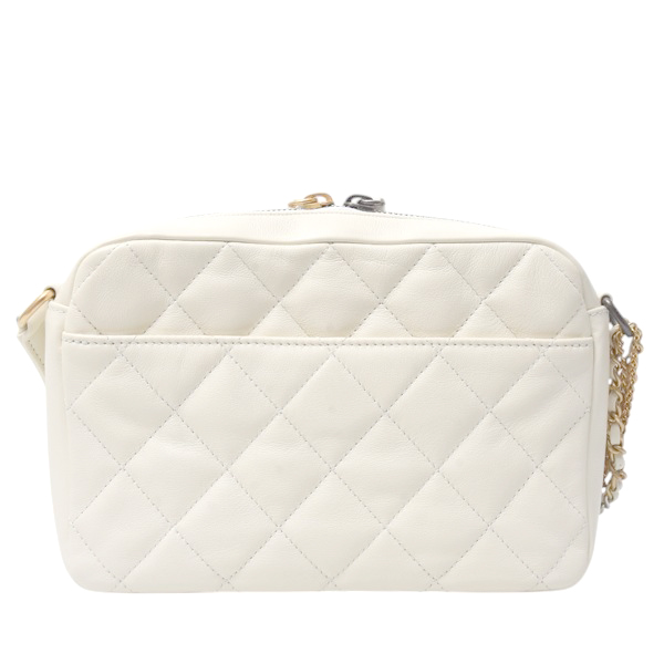 シャネル バッグ レディース スモール カメラバッグ ショルダーバッグ ラムスキン CHANEL AS2923 中古