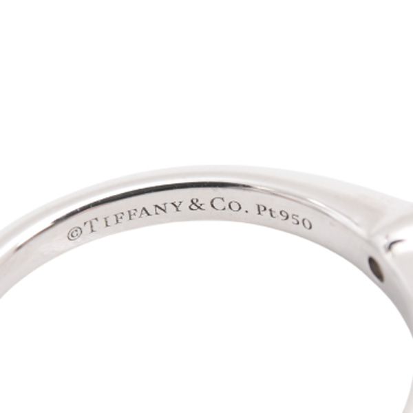 ティファニー 指輪 レディース セッティング エンゲージメント リング 9号 ダイヤ 0.28ct プラチナ PT950 TIFFANY 中古