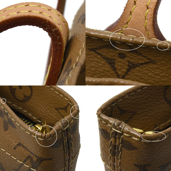 ルイヴィトン モノグラムリバース キャリーイット ビデオプリント トートバッグ Louis Vuitton M45198 中古