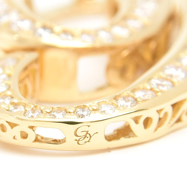 ゆきざき ペンダント レディース メンズ ノンブル NO.9 ナンバー9 ダイヤモンド ペンダントトップ D1.10ct Lサイズ イエローゴールド NOMBRE K18 中古