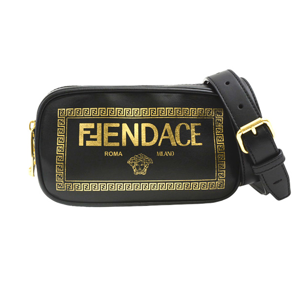 FENDI しょっぱかっ / フォンフォルダー ブラック
