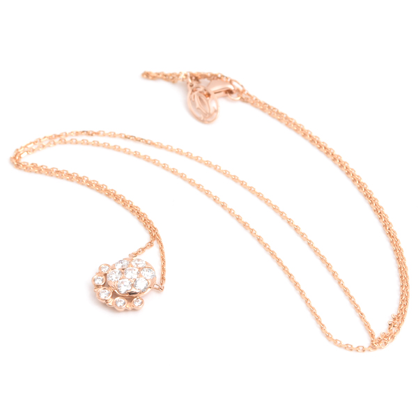 カルティエ ネックレス レディース エタンセルドゥ カルティエ ダイヤ ネックレス ピンクゴールド Cartier 750PG 中古