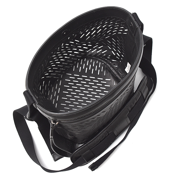 ボッテガヴェネタ メンズ バッグ 巾着型ショルダーバッグ インナーバッグ付き レザー ブラック BOTTEGA VENETA 中古