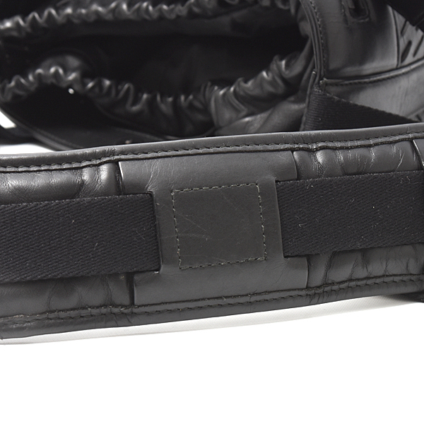 ボッテガヴェネタ メンズ バッグ 巾着型ショルダーバッグ インナーバッグ付き レザー ブラック BOTTEGA VENETA 中古