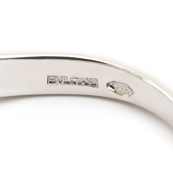 ブルガリ 指輪 レディース フェディ ダイヤ ウェディング リング 6号 プラチナ BVLGARI PT950 中古