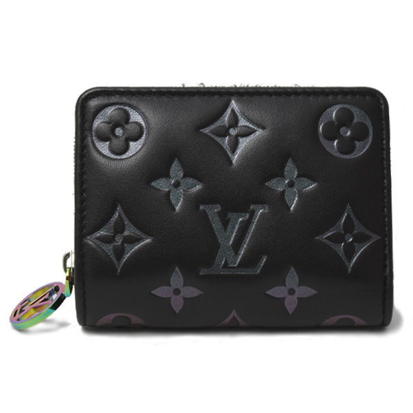 ルイヴィトン 財布 レディース ポルトフォイ ユルー ミニウォレット モノグラムアンプラント レインボーノワール Louis Vuitton M82767 中古