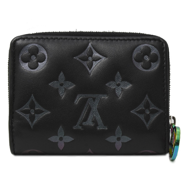 ルイヴィトン 財布 レディース ポルトフォイ ユルー ミニウォレット モノグラムアンプラント レインボーノワール Louis Vuitton M82767 中古