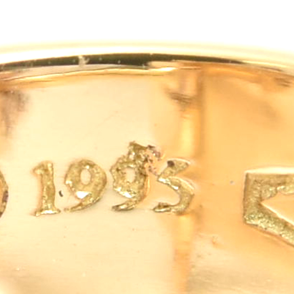 ティファニー ピアス レディース アトラス フープ ピアス イエローゴールド TIFFANY 750YG 中古