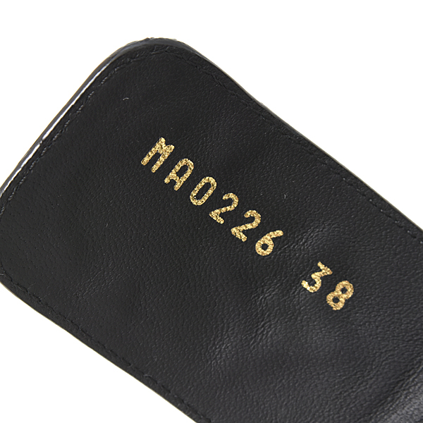 ルイヴィトン 靴 レディース ボンディア ミュール サンダル 38(日本サイズ24.5cm) ラムレザー ノワール Louis Vuitton 1ABVN5 未使用展示品