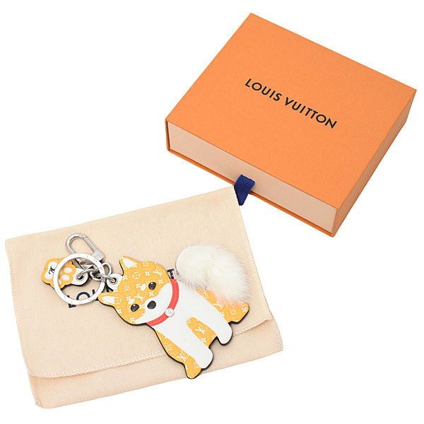 ルイヴィトン ブランド小物 メンズ レディース モノグラム ポルトクレ LVシバ キーホルダー Louis Vuitton M01199 未使用展示品
