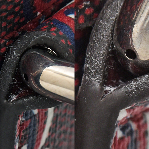 グッチ バッグ レディース GGシャドウ スーパーミニ ショルダーバッグ PVC レッド系 802029 GUCCI 中古