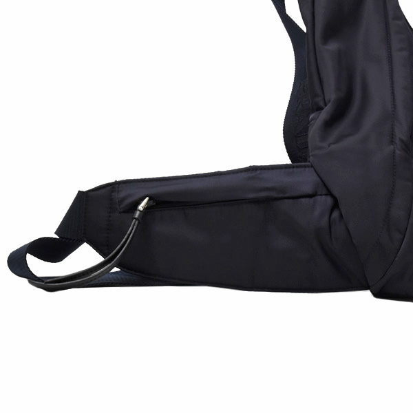 プラダ バッグ メンズ Re-Nylon ワンショルダーバッグ ボディバッグ ナイロン ネイビー PRADA 2VZ092 中古