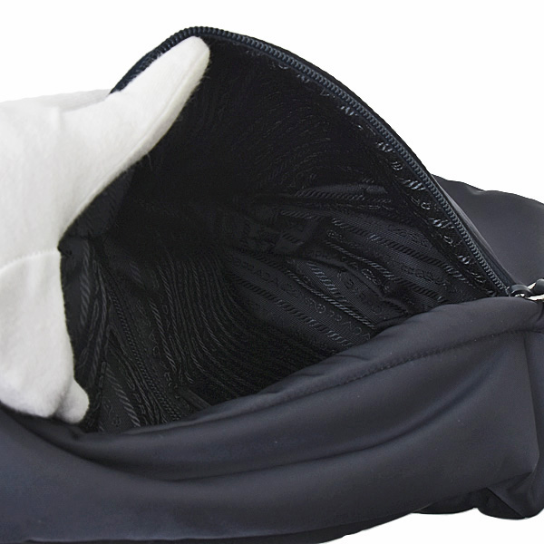 プラダ バッグ メンズ Re-Nylon ワンショルダーバッグ ボディバッグ ナイロン ネイビー PRADA 2VZ092 中古