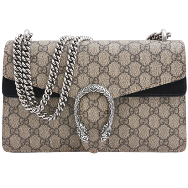 グッチ バッグ レディース デュオニュソス チェーンショルダーバッグ GGスプリーム PVC×レザー GUCCI 400249 中古