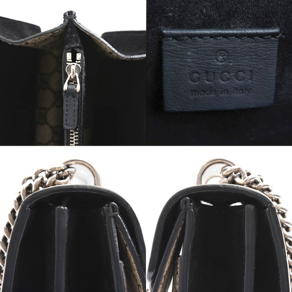 グッチ バッグ レディース デュオニュソス チェーンショルダーバッグ GGスプリーム PVC×レザー GUCCI 400249 中古