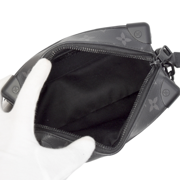 ルイヴィトン バッグ メンズ ミニソフトトランク モノグラムエクリプス ショルダーバッグ M44735 Louis Vuitton 中古