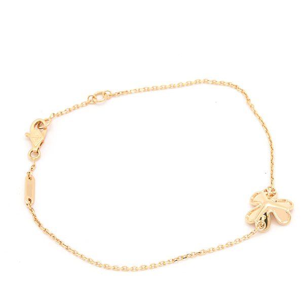 ヴァンクリーフ&アーペル ブレスレット レディース フリヴォル 1Pダイヤ ピンクゴールド Van Cleef & Arpels 750PG 中古