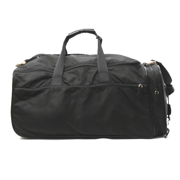 プラダ メンズ レディース ボストン キャリーバッグ 3WAY トライアングルロゴ ナイロン ブラック PRADA V155