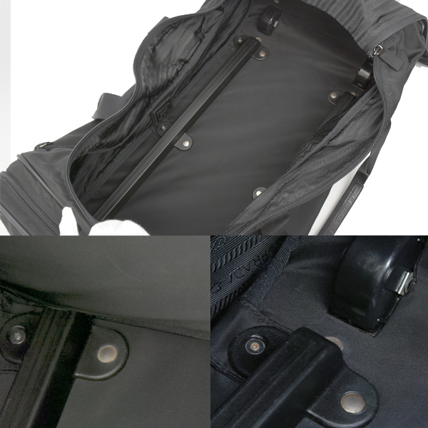 プラダ メンズ レディース ボストン キャリーバッグ 3WAY トライアングルロゴ ナイロン ブラック PRADA V155