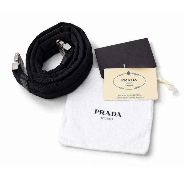 プラダ メンズ レディース ボストン キャリーバッグ 3WAY トライアングルロゴ ナイロン ブラック PRADA V155