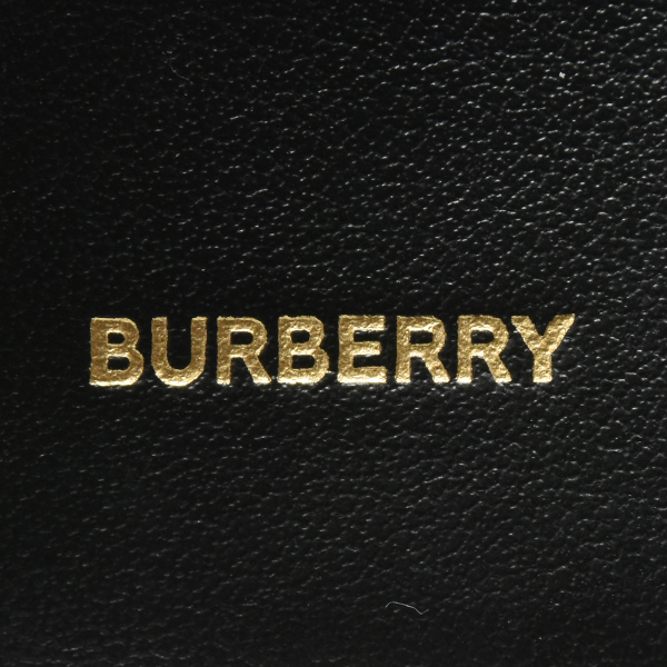 バーバリー 財布 レディース 3つ折り コンパクトウォレット ノバチェック PVC レザー ベース ブラック 805470 BURBERRY 中古