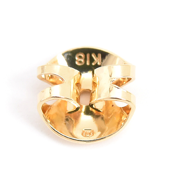 ミキモト ピアス ピアス 1Pパール 7.0mm～7.1mm珠 イエローゴールド K18 MIKIMOTO 中古