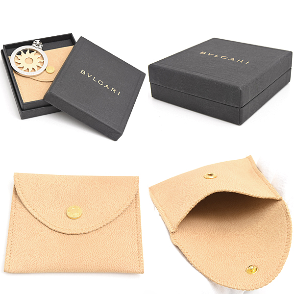 ブルガリ ペンダント メンズ トンドサン トップ ラージ チャーム SS×750YG ステンレス イエローゴールド BVLGARI 中古