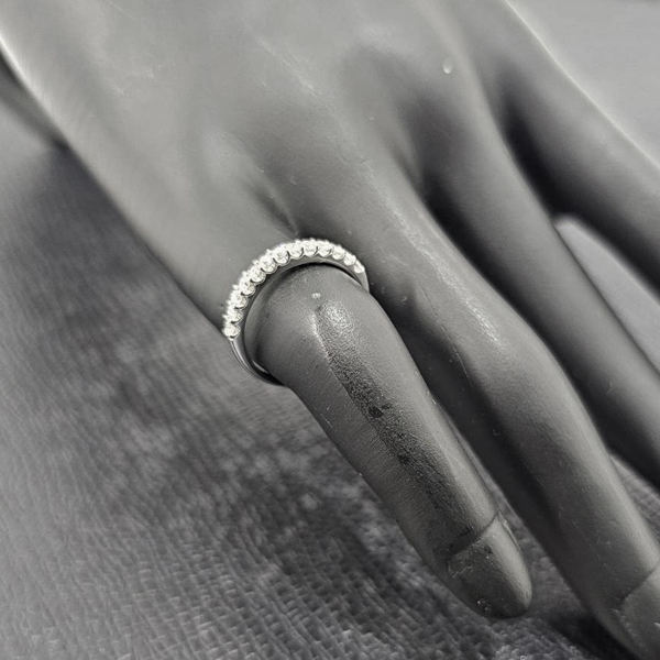 ヴァンドーム青山 指輪 レディース 13Pダイヤ ハーフエタニティ リング 5号 0.23ct プラチナ VENDOME AOYAMA PT900 中古