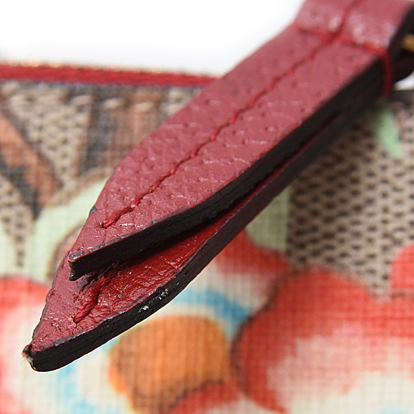 グッチ バッグ レディース ティアン チェーンハンドバッグ GGスプリーム 花 鳥 蝶 ベージュ×マルチ GUCCI 中古