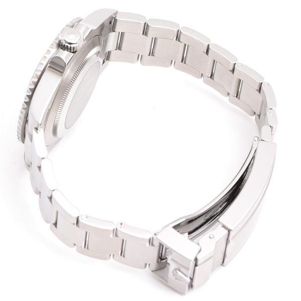 ロレックス 時計 メンズ サブマリーナ デイト ランダム 自動巻 ブラック文字盤 ステンレス ROLEX 126610LN SS 中古