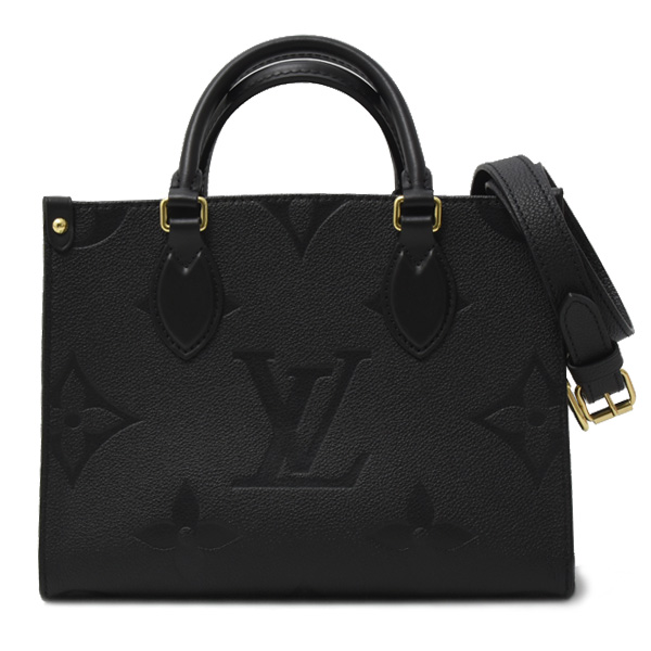 ルイヴィトン バッグ オンザゴーPM ハンドバッグ 2WAY アンプラント ノワール Louis Vuitton M45653 中古