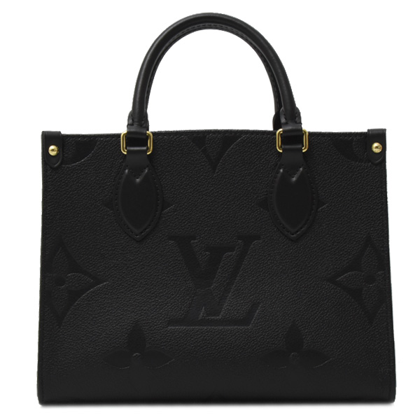 ルイヴィトン バッグ オンザゴーPM ハンドバッグ 2WAY アンプラント ノワール Louis Vuitton M45653 中古