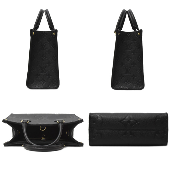 ルイヴィトン バッグ オンザゴーPM ハンドバッグ 2WAY アンプラント ノワール Louis Vuitton M45653 中古