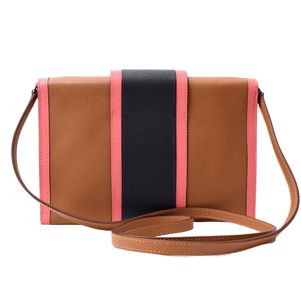 エルメス バッグ レディース ショルダーバッグ Hパッサン クラッチ Y刻印 エヴァ―カラー ブラウン系 HERMES 中古