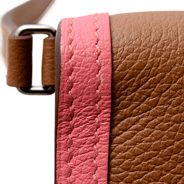 エルメス バッグ レディース ショルダーバッグ Hパッサン クラッチ Y刻印 エヴァ―カラー ブラウン系 HERMES 中古