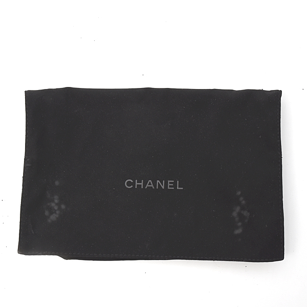 シャネル バッグ レディース カメリア コスメポーチ ミニポーチ ラムレザー ブラック 16番台 CHANEL